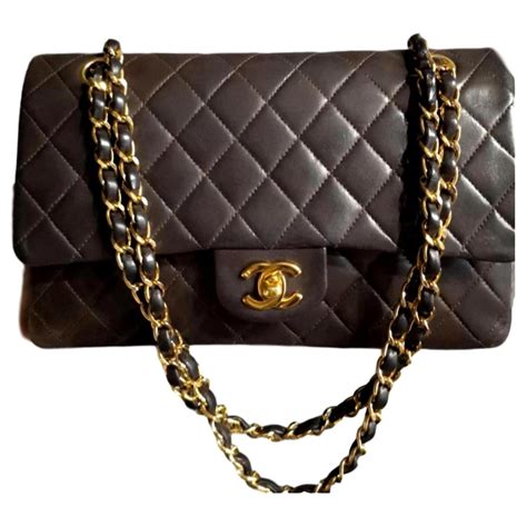 chanel bags brown|authentic chanel bag price.